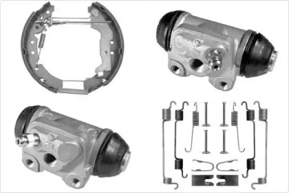 Комплект тормозов, барабанный тормозной механизм MGA PM816341