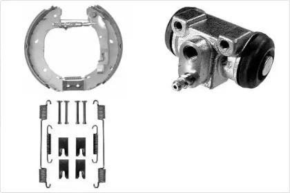 Комплект тормозов, барабанный тормозной механизм MGA PM821783