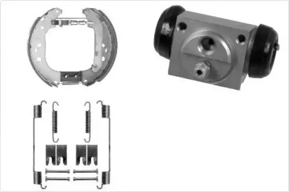 Комплект тормозов, барабанный тормозной механизм MGA PM825827