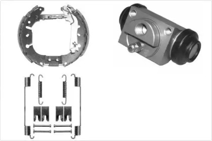 Комплект тормозов, барабанный тормозной механизм MGA PM842833