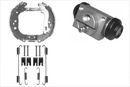 Комплект тормозов, барабанный тормозной механизм MGA PM844833