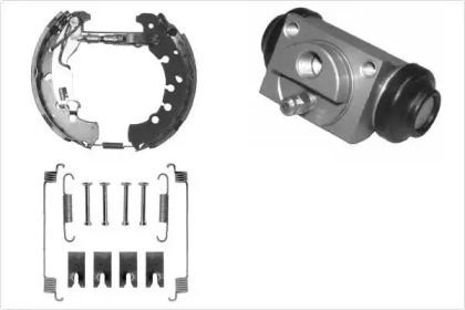 Комплект тормозов, барабанный тормозной механизм MGA PM848833
