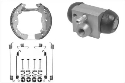 Комплект тормозов, барабанный тормозной механизм MGA PM865984