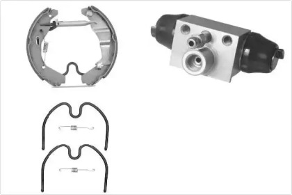 Комплект тормозов, барабанный тормозной механизм MGA PM875980