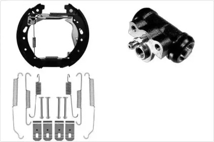 Комплект тормозов, барабанный тормозной механизм MGA PM912337