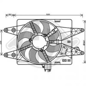 Вентилятор DIEDERICHS 3485113
