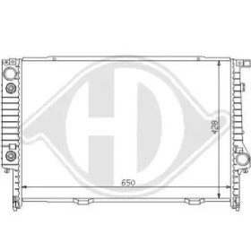 Радиатор, охлаждение двигателя DIEDERICHS 8102177