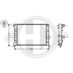 Теплообменник DIEDERICHS 8504104