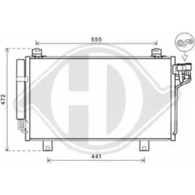 Конденсатор, кондиционер DIEDERICHS 8562700