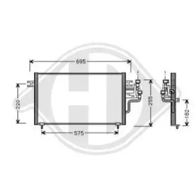 Конденсатор, кондиционер DIEDERICHS 8580620