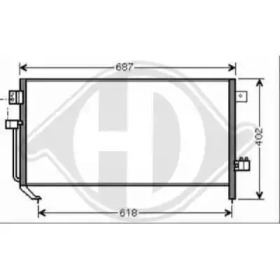 Конденсатор, кондиционер DIEDERICHS 8624012