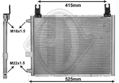 Конденсатор, кондиционер DIEDERICHS DCC1602