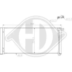 Конденсатор, кондиционер DIEDERICHS DCC1876