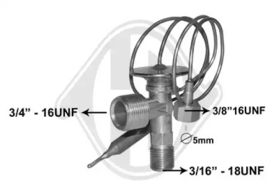 Расширительный клапан, кондиционер DIEDERICHS DCE1040