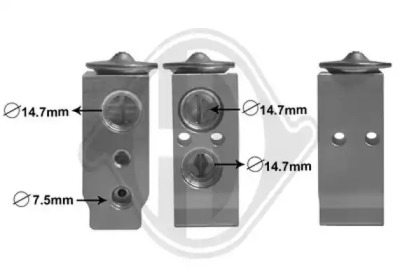 Расширительный клапан, кондиционер DIEDERICHS DCE1111