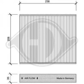 Фильтр DIEDERICHS DCI0103