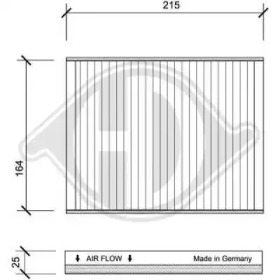 Фильтр DIEDERICHS DCI0107