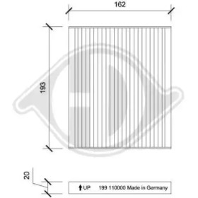 Фильтр DIEDERICHS DCI0199