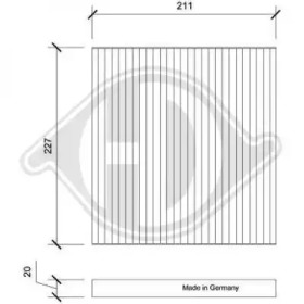 Фильтр DIEDERICHS DCI0229