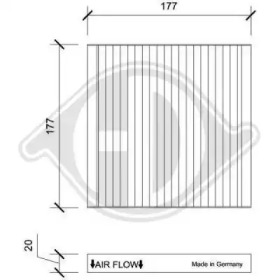 Фильтр DIEDERICHS DCI0256
