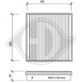 Фильтр DIEDERICHS DCI1067
