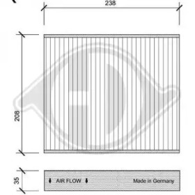 Фильтр DIEDERICHS DCI1103