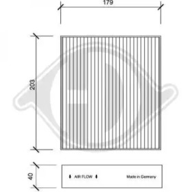 Фильтр DIEDERICHS DCI1124