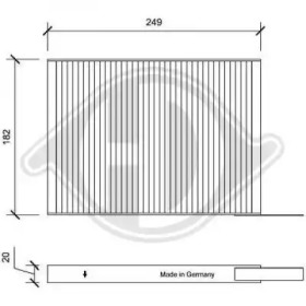 Фильтр DIEDERICHS DCI1182