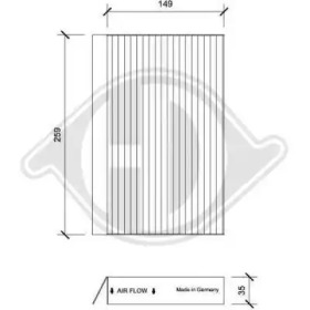 Фильтр DIEDERICHS DCI1196