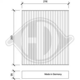 Фильтр DIEDERICHS DCI1208