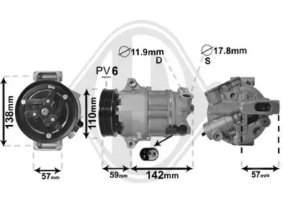 Компрессор DIEDERICHS DCK1016