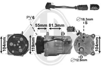 Компрессор DIEDERICHS DCK1026