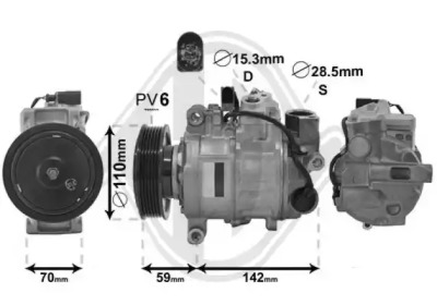 Компрессор DIEDERICHS DCK1080