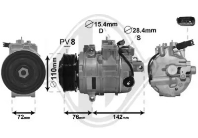 Компрессор DIEDERICHS DCK1131