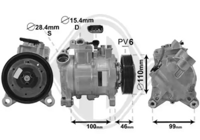 Компрессор DIEDERICHS DCK1132