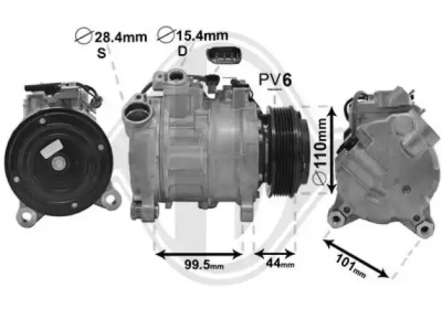 Компрессор DIEDERICHS DCK1134