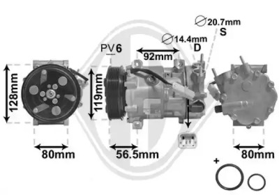 Компрессор DIEDERICHS DCK1180