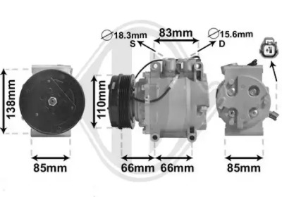 Компрессор DIEDERICHS DCK1304