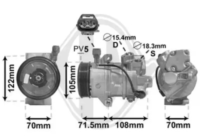 Компрессор DIEDERICHS DCK1326