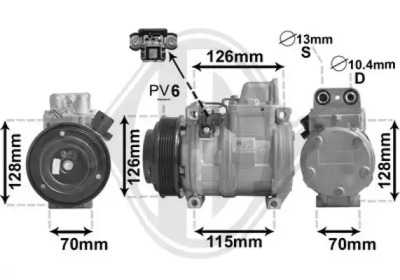 Компрессор DIEDERICHS DCK1334