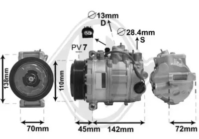 Компрессор DIEDERICHS DCK1367