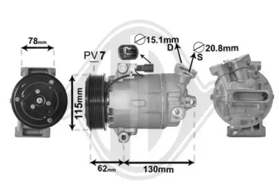 Компрессор DIEDERICHS DCK1378