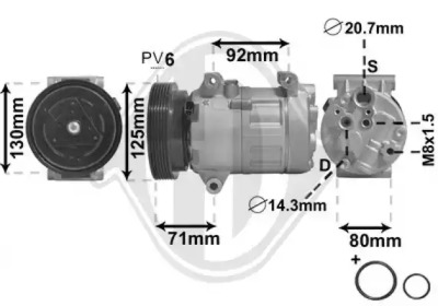 Компрессор DIEDERICHS DCK1502