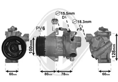 Компрессор DIEDERICHS DCK1558