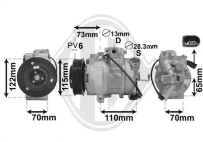 Компрессор DIEDERICHS DCK1603