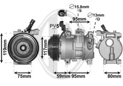 Компрессор DIEDERICHS DCK1656