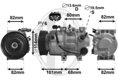 Компрессор DIEDERICHS DCK1661