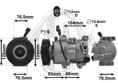 Компрессор DIEDERICHS DCK1683