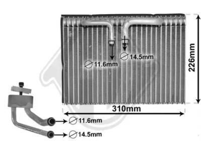 Испаритель DIEDERICHS DCV1116