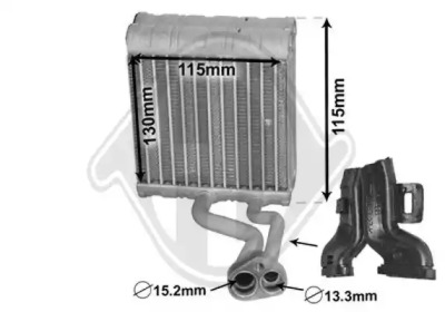 Испаритель, кондиционер DIEDERICHS DCV1157